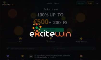 ExciteWin Casino App-Screenshot